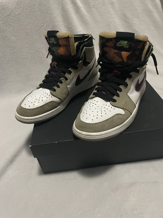 Adidasi Jordan 1 High Zoom Olive