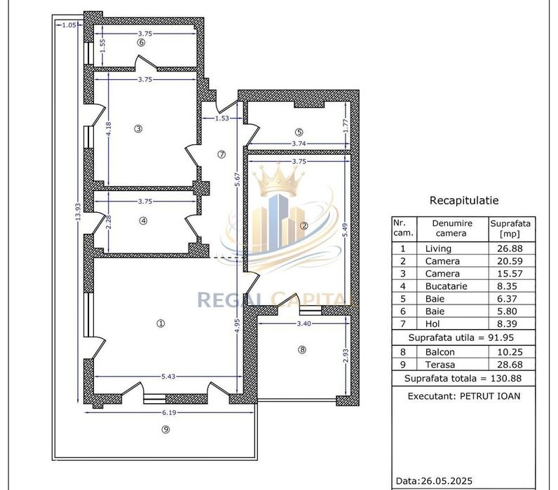 Apartament 3 Camere / Baneasa / Bd Aerogarii / Biharia