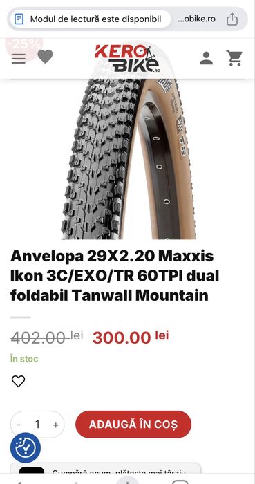 Maxxis Ikon 29x2.2 anvelope MTB
