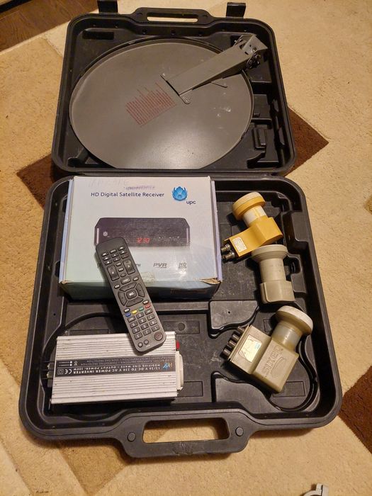 150Lei. Antena pt TIR cu tot cu disever și cartela Focus valabilă