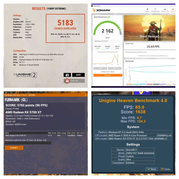 PC Gaming R5 3600 • RX 5700 XT • 16GB DDR4 • 1TB SSD • 1080p ULTRA