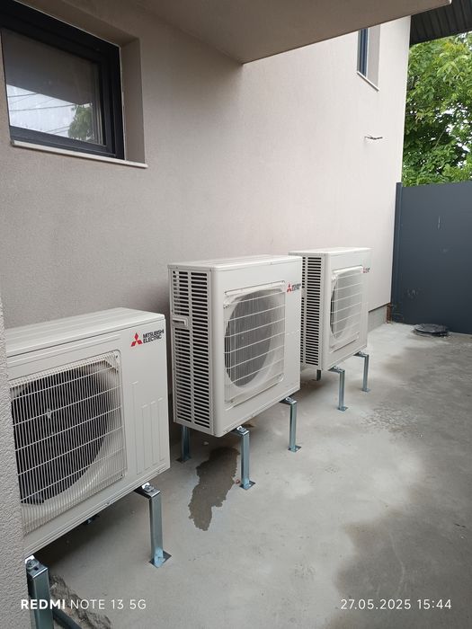 Термопомпа въздух-вода от климатик с монтаж