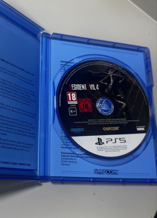 Продаю диск для ps5 Resident evil 4 remake playstation 5