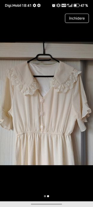 Rochie nouă culoare crem