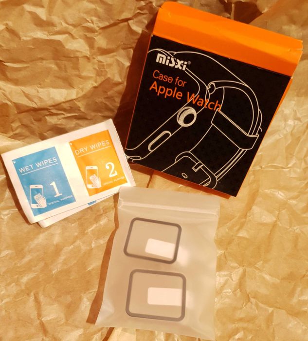 Защитен калъф за Apple Watch 38 мм, прозрачен