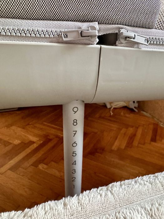 Бебешка кошара 3в1 Chicco, Next2Me, Forever, Mesh, Grey