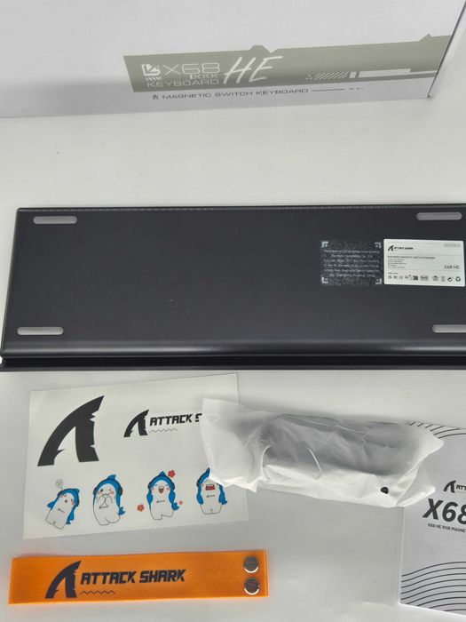 Tastatură Magnetică ATTACK SHARK X68 HE, Switchuri Magnetice, 8000Hz, Rapid Trigger - Grad E
