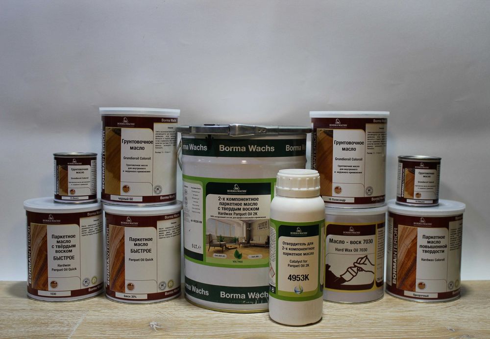 Паркетный лак на водной основе / Полиуретановый - 1-2 К Италия