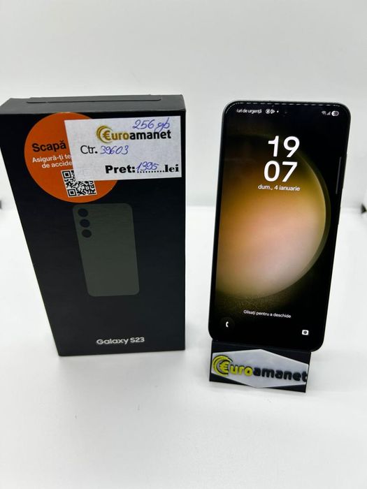 Samsung Galaxy S23, Dual SIM, 8GB RAM, 256GB, 5G, Green -D-