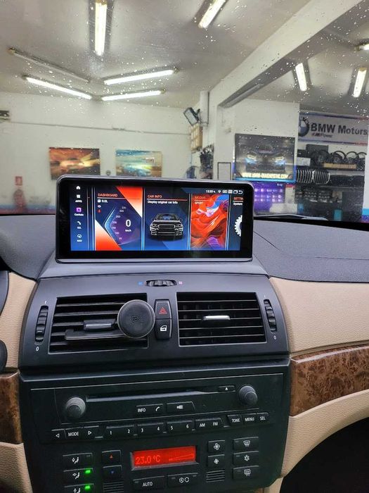 Навигация Android 14 8GB RAM 128GB  BMW X3 E83 БМВ Е83 Андроид 2006-2010 + Apple Carplay
