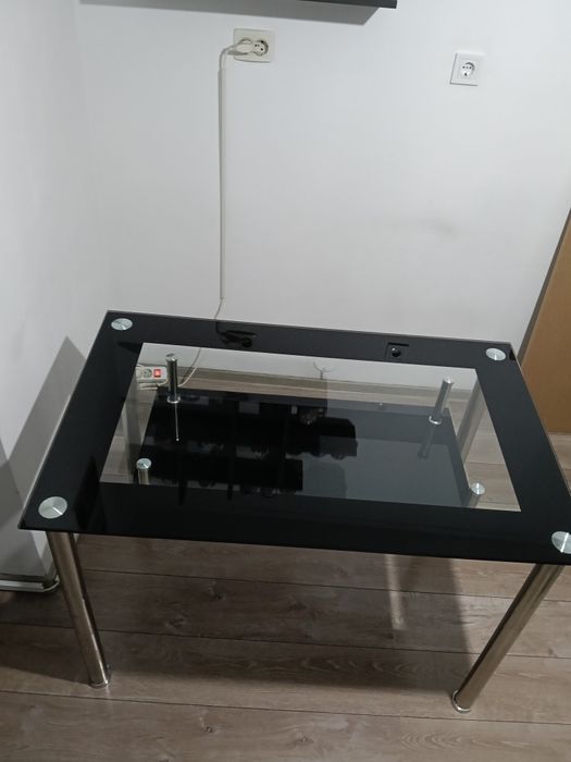 Masa sticla bucătărie