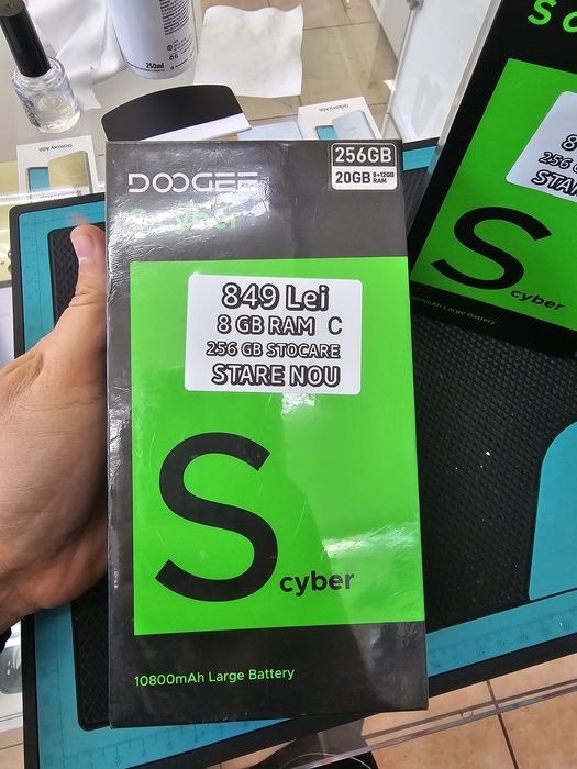 Doogee S Cyber, 8/256 GB, Nou, Garanție