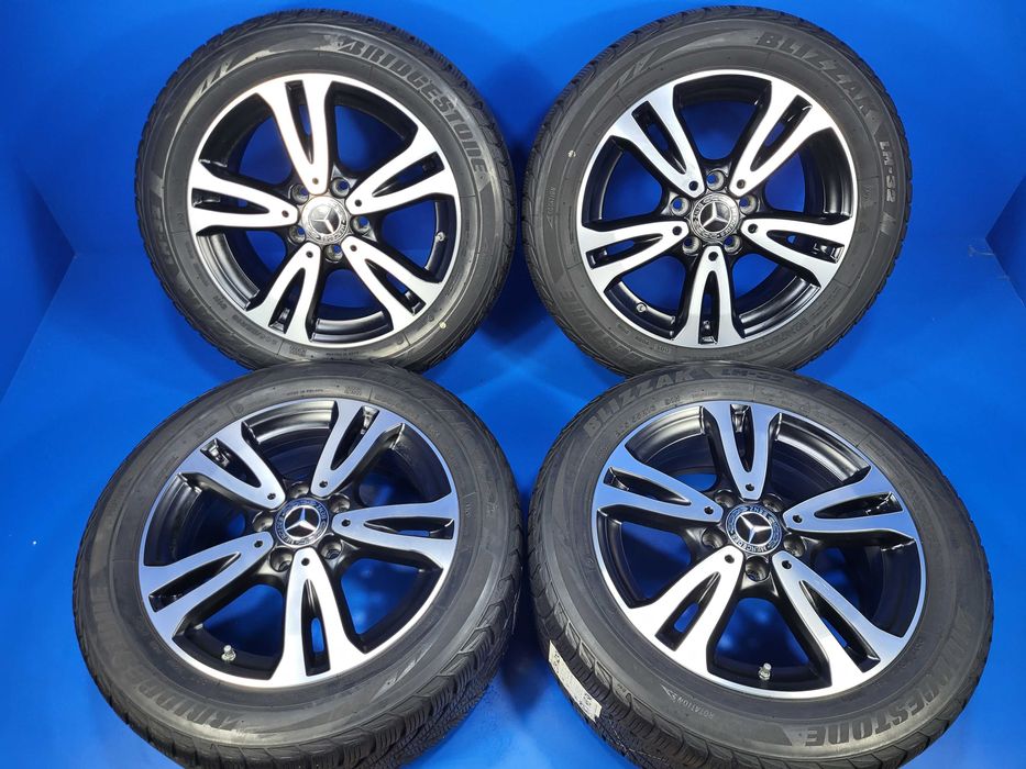 SUPER OFERTA - Mercedes original 5x112 R16 complet echipate m+s iarna