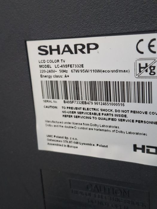 SHARP 49 инча Smart Телевизор