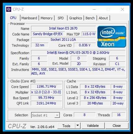 Kомпютър DELL PRECISION T5600 Intel Xeon E5-2670 32gb RX 570