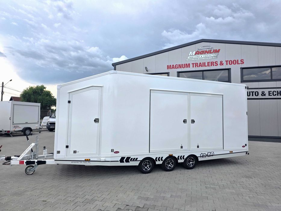 Remorca transport auto 6M inchisa TA-NO SPORT TRANSPORTER 60 PREMIUM