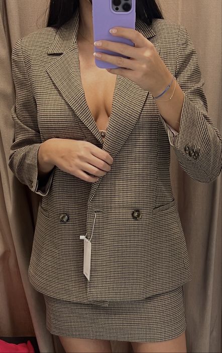 Sacou si fusta Mango