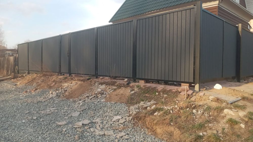 Заборы ворота под ключ