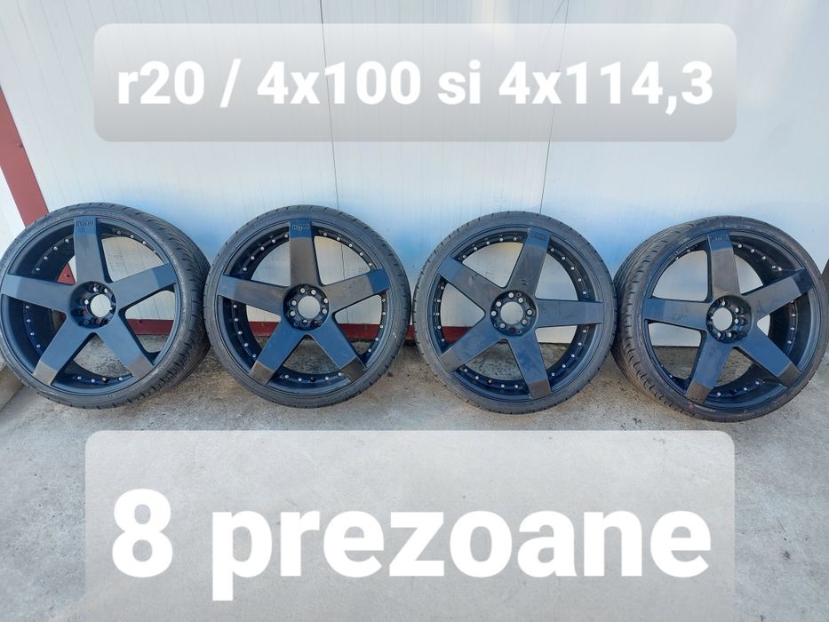 Jante r20 KMC Km775 Rockstar Car / 225 30 20 / 4x100 sau 4x114,3