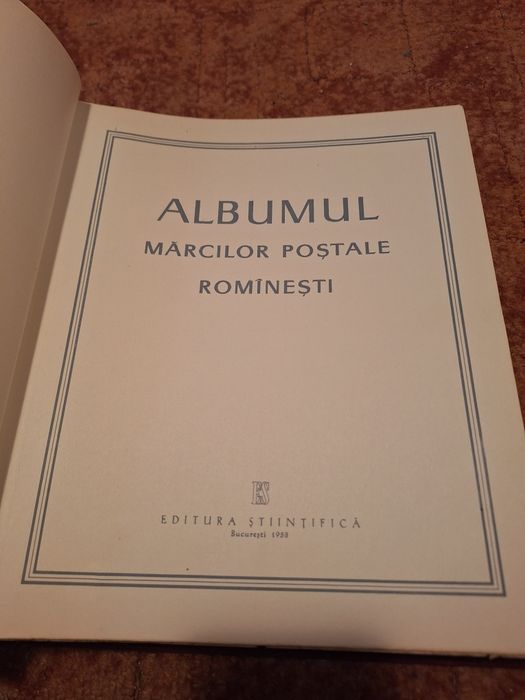 Albumul mărcilor postale Romanești  1958