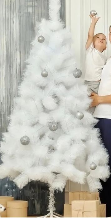 Archa oq rangda 120sm yangi yilga