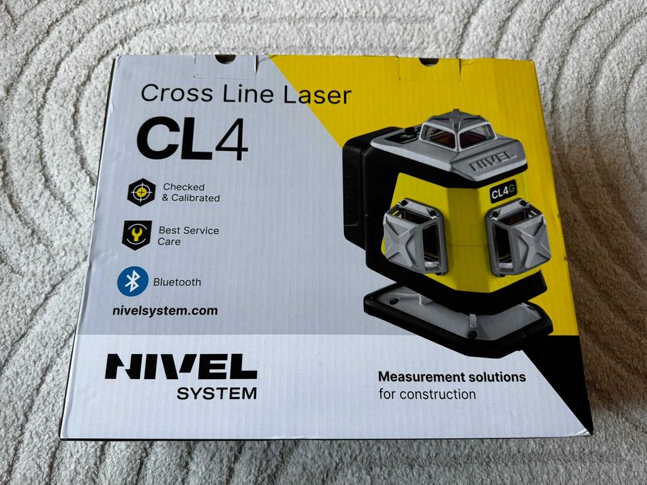 Лазерен Нивелир Nivel System CL4  Нов с Гаранция и тринога