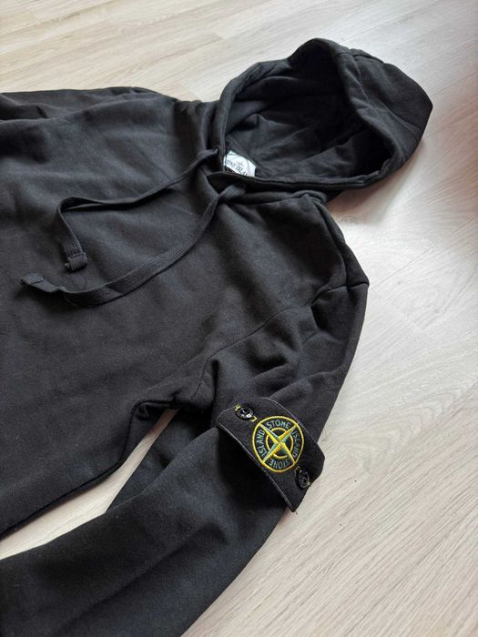 ПРОМОЦИЯ Мъжк Черен Суичър Худи Stone Island Темен Пуловер Стоун Айлън