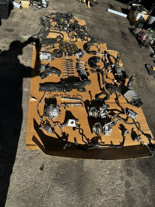 anexe motor N63R bmw 750i v8 biturbo g11 G12 g30 550i alternator injectoare injector pompa benzina apa Water Cooler compresor ac Electromotor pompa vacuum bobină turbină turbine