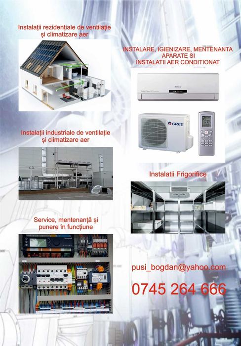 montam aere conditionate sisteme de ventilatie si pompe de caldura