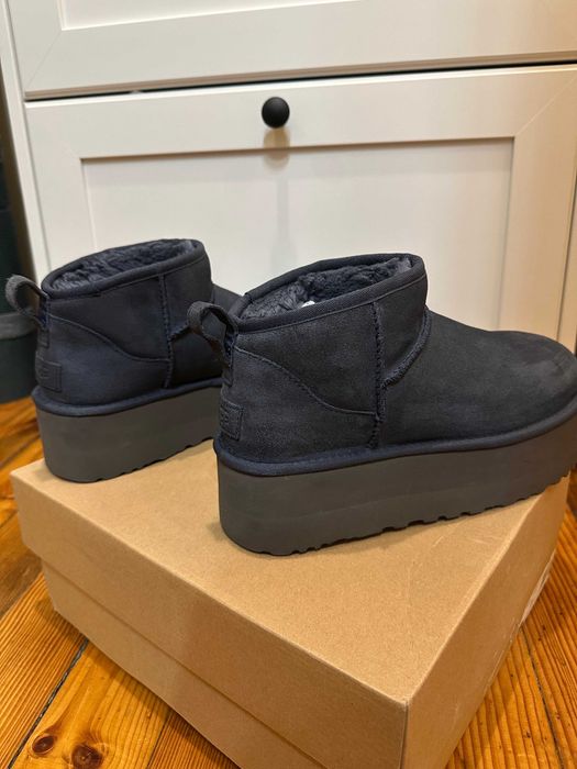 UGG Classic Ultra Mini Platform - велурени зимни боти