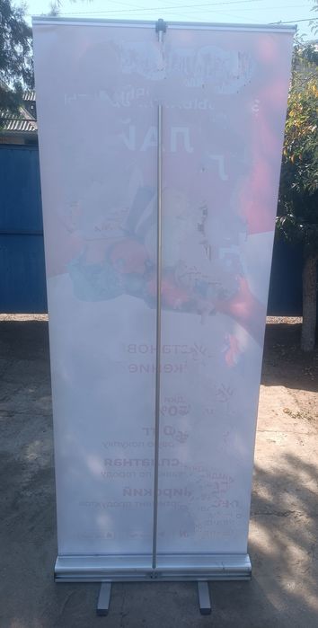 Роллап (Roll-up) рекламный баннер, 80×200