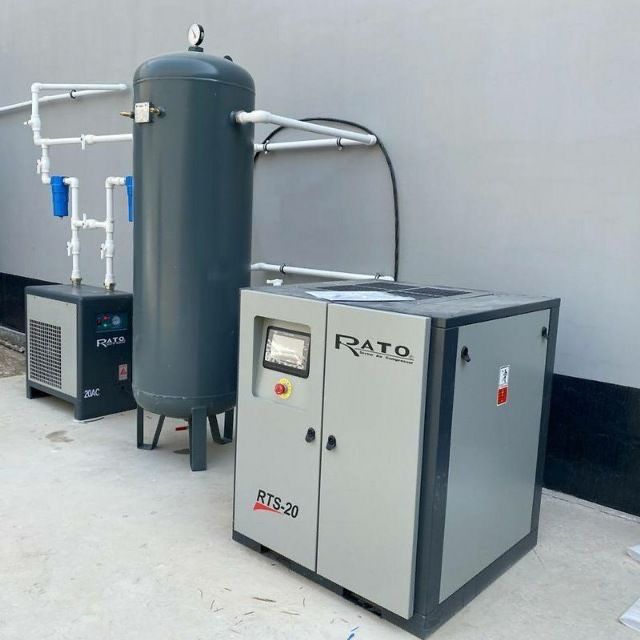 винтовой компрессор. RATO , BECKER , FORA