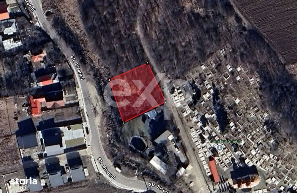 Teren de vanzare Smeura – 1018 mp intr-o zona linistita si aerisita