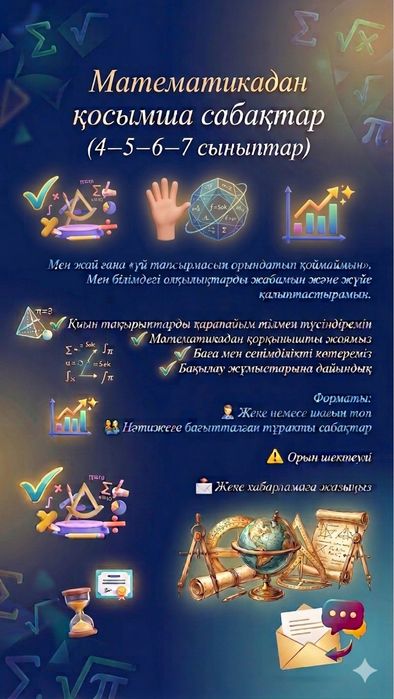 Математика. Репетиторство.