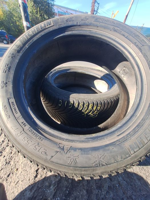 2 anvelope iarna 215/55r17 Michelin Montaj Gratis