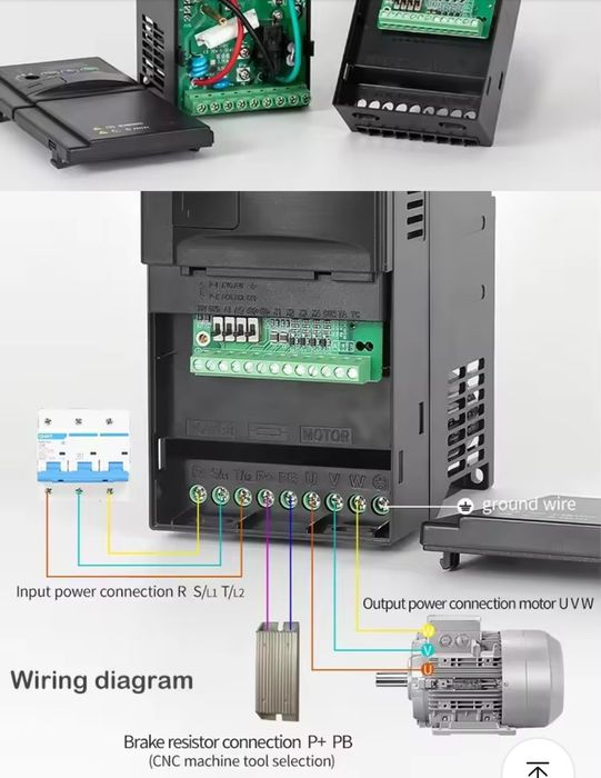Convertizor frecventa trifazat 5.5 kw