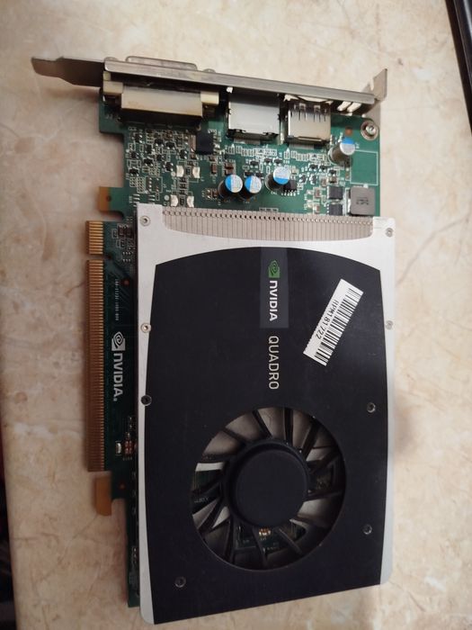 Видео карта nVIDIA Quadro 2000 1GB DDR5 PCI-E 16x DP DVI професионална