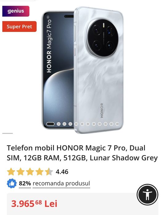 Vând honor magic 7pro cu factură garanție