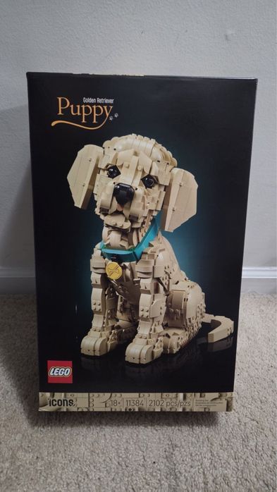 Lego icons - golden retriever