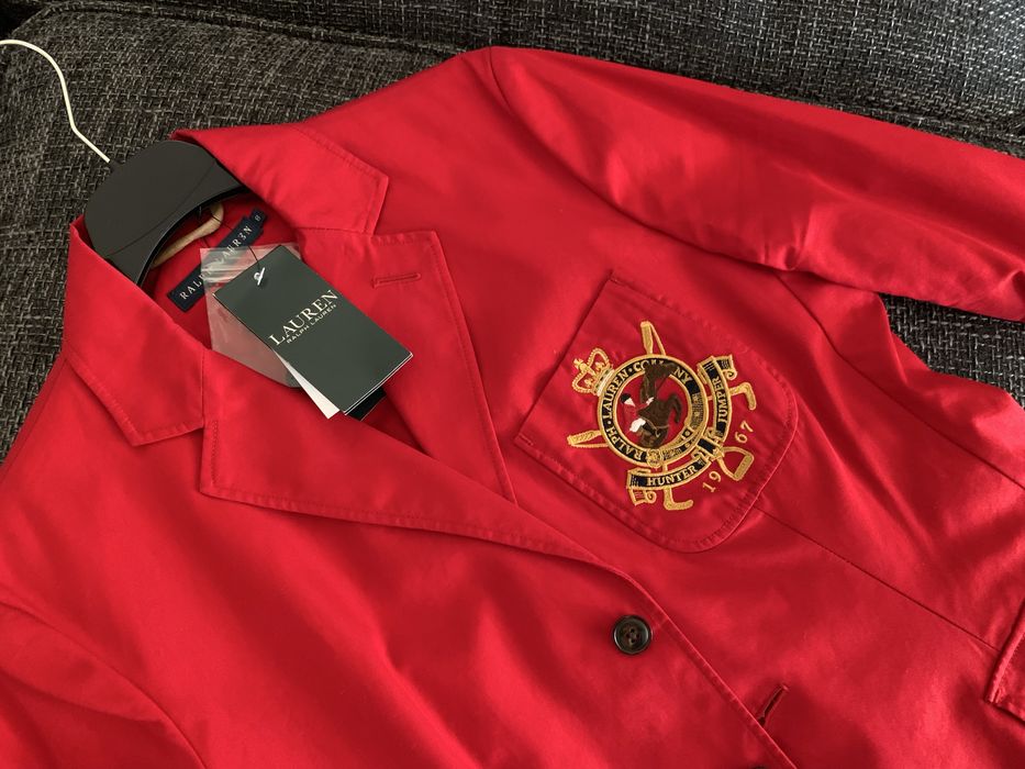 Чисто Ново Дамско Сако Ralph Lauren - червен