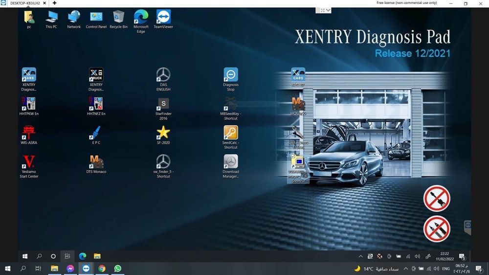 Servicii diagnoza auto mercedes tester star xentry das tester mercedes