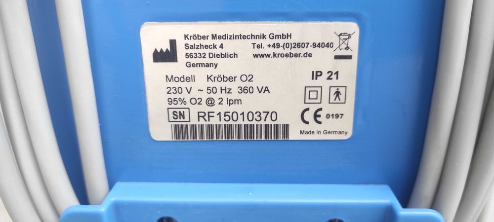 Кислороден концентратор Кробер O2   Германия.