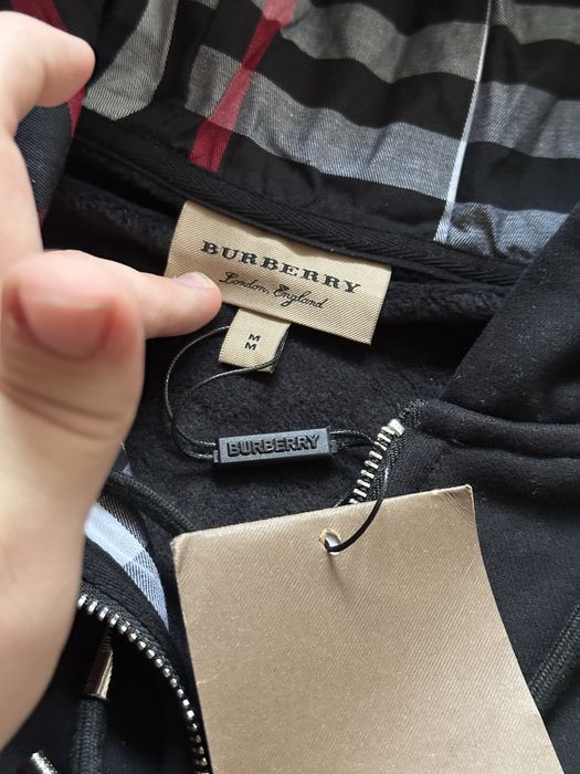 Hanorac zipper burberry
