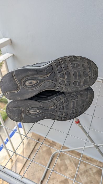 Nike air max 97 triple black и кецове Nike flystepper