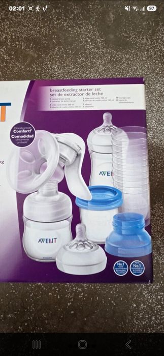 Pompa san manuala noua avent Philips