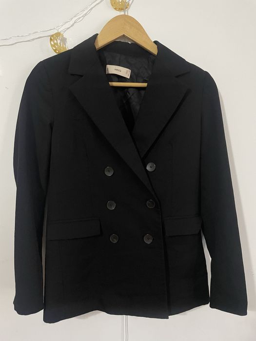 Mango двубортный классический пиджак