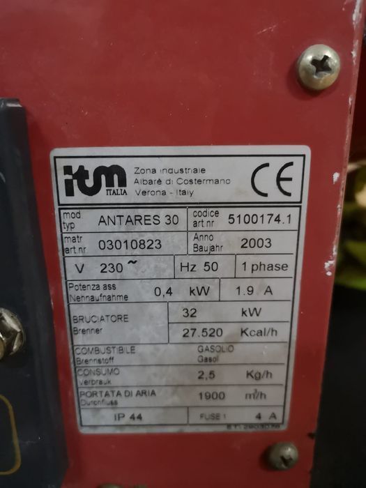 Tun caldura 30kw Antares 30