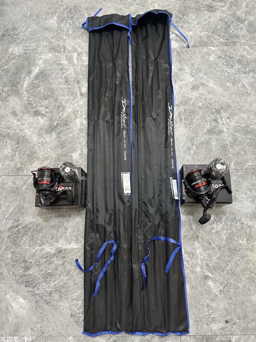 Set 2 Feedere Robinhan Dexter 3.60 XH 180g + 2 Mulinete Robinhan Monster River 5000LA