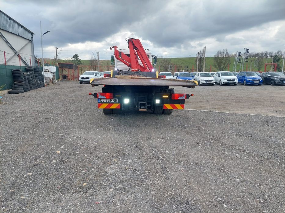 De vanzare AUTOPLATFORMA MAN cu macara si platou basculabil
