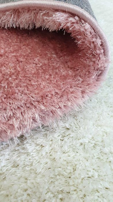 Covor roz din matase 80x150 si 70x100